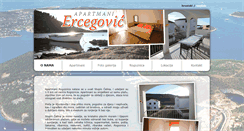 Desktop Screenshot of apartments-ercegovic.com